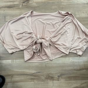 2 piece bell bottom & tie top